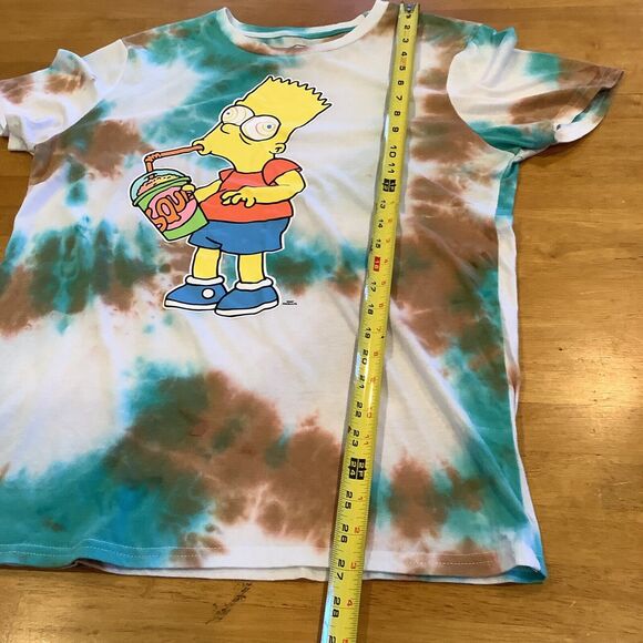 The Simpsons Tie Dye T Shirt Bart Simpson Squishes Sugar Rush Mens Size Medium - Picture 6 of 9